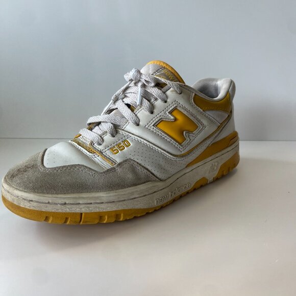 New Balance 550 Sea Salt Varsity Gold - Picture 4 of 7